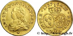 LOUIS XV DIT LE BIEN AIMÉ Louis d or aux écus ovales, buste habillé 1727 Aix-en-Provence