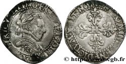 HENRI III Demi-franc au col plat 1588 Bordeaux