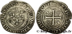 CHARLES VIII Blanc à la couronne n.d. Bourges TB/TTB