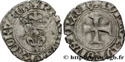 CHARLES VI THE MAD OR THE WELL-BELOVED Double tournois dit niquet n.d. Paris