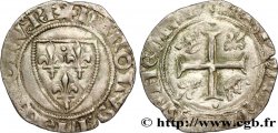 CHARLES VI LE FOU OU LE BIEN AIMÉ Blanc dit  guénar  n.d. Saint-Pourçain TB+/TB