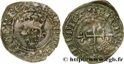 HEIR APPARENT, CHARLES, REGENCY - COINAGE IN THE NAME OF CHARLES VI Gros dit  florette  n.d. Tours