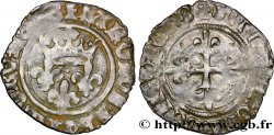 HEIR APPARENT, CHARLES, REGENCY - COINAGE IN THE NAME OF CHARLES VI Gros dit  florette  n.d. Bourges