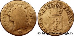 LOUIS XVI Demi-sol dit “à l écu” 1790 Montpellier