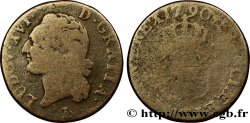LOUIS XVI (MONARQUE CONSTITUTIONNEL) Demi-sol dit à l écu 1790 Nantes