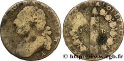 LOUIS XVI (MONARQUE CONSTITUTIONNEL) 12 deniers dit au faisceau , type FRANÇOIS 1793 Paris