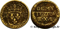 LOUIS XII à HENRI III - POIDS MONÉTAIRE Poids monétaire pour le demi-teston n.d. Anvers