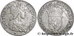 LOUIS XIV THE SUN KING Demi-écu à la mèche longue 1649 Toulouse