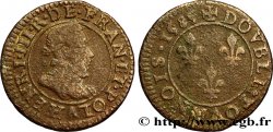 HENRI III Double tournois, 1er type de Paris 1585 Paris, Moulin des Étuves