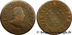 HENRI III Double tournois, 1er type de Paris 1579 Paris, Moulin des Étuves