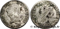 LOUIS XVI 30 sols dit  au génie , type FRANÇOIS 1792 Paris