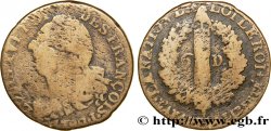 LOUIS XVI 6 deniers dit au faisceau , type FRANÇOIS 1792 Limoges