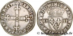 THE LEAGUE. COINAGE IN THE NAME OF HENRY III Quart d écu, croix de face 1590 Bayonne