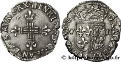 HENRI IV LE GRAND Huitième d écu de Navarre 1603 Saint-Palais