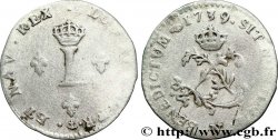 LOUIS XV DIT LE BIEN AIMÉ Double sol de billon 1739 Montpellier