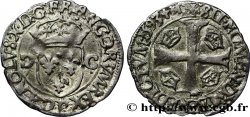 CHARLES X, CARDINAL DE BOURBON Douzain aux deux C, 1er type 1593 Dijon