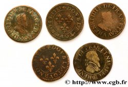 HENRI IV LE GRAND Lot de 5 doubles tournois d’Henri IV n.d. s.l.