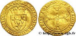 CHARLES VII LE VICTORIEUX Demi-écu d or à la couronne ou demi-écu neuf n.d. Paris