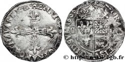 HENRY IV Quart d écu de Béarn 1606 Pau
