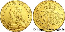 LOUIS XV DIT LE BIEN AIMÉ Louis d or aux écus ovales, buste habillé 1726 Paris