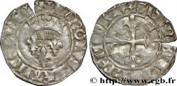 BURGUNDY - COINAGE IN THE NAME OF CHARLES VI THE MAD OR THE BELOVED Gros dit florette n.d. Troyes