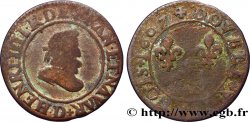 HENRY IV Double tournois, 1er type 1607 Lyon