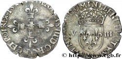 HENRI III Huitième d écu, croix de face 158[...] La Rochelle