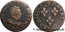 LOUIS XIII Double tournois, type 1 1615 Amiens