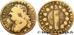 LOUIS XVI 12 deniers dit au faisceau , type FRANÇOIS 1793 Marseille