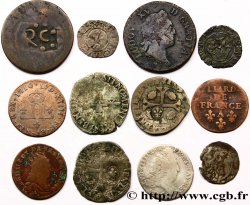 LOTS Quinze monnaies royales, états et métaux divers n.d.