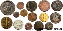 LOTTE Quinze monnaies royales, états et métaux divers n.d.