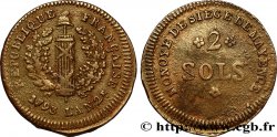 SIÈGE DE MAYENCE 2 sols 1793 Mayence TTB