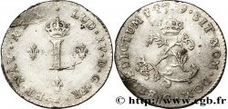 LOUIS XV DIT LE BIEN AIMÉ Double sol de billon 1739 Caen