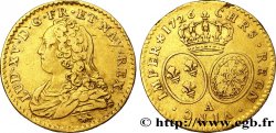 LOUIS XV DIT LE BIEN AIMÉ Demi-louis d or aux écus ovales, buste habillé 1726 Paris