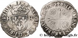 HENRI III Douzain aux deux H, 1er type 1575 Lyon