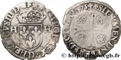 HENRI III Douzain aux deux H, 1er type 1575 Lyon TB+