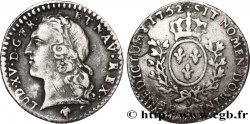 LOUIS XV THE WELL-BELOVED Vingtième d écu dit au bandeau 1752 Reims