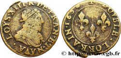 LOUIS XIII Double lorrain, type 10 1636 Stenay
