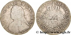 LOUIS XV DIT LE BIEN AIMÉ Écu aux branches d olivier, buste habillé 1726 Rennes