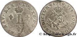 LOUIS XV DIT LE BIEN AIMÉ Double sol de billon 1739 Troyes