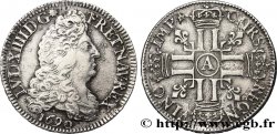 LOUIS XIV LE GRAND OU LE ROI SOLEIL Demi-écu aux huit L, 1er type 1690 Paris