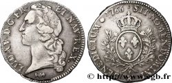 LOUIS XV DIT LE BIEN AIMÉ Écu aux branches d’olivier, tête ceinte d’un bandeau 1766 Bordeaux