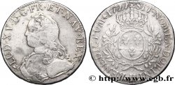 LOUIS XV DIT LE BIEN AIMÉ Écu aux branches d olivier, buste habillé 1727 Rouen