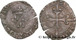 HEIR APPARENT, CHARLES, REGENCY - COINAGE IN THE NAME OF CHARLES VI Gros dit  florette  n.d. Le Puy
