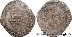 HEIR APPARENT, CHARLES, REGENCY - COINAGE IN THE NAME OF CHARLES VI Gros dit  florette  n.d. Le Puy