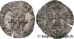 HEIR APPARENT, CHARLES, REGENCY - COINAGE IN THE NAME OF CHARLES VI Gros dit  florette  n.d. Montpellier