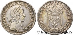 LOUIS XIII LE JUSTE Douzième d écu, buste drapé et cuirassé (2e buste de Jean Warin) 1643 Paris, Monnaie de Matignon