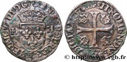 HENRI III Douzain aux deux H, 1er type 1576 Lyon