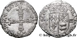 HENRY IV Huitième d écu de Béarn 159[7 ?] Morlaàs