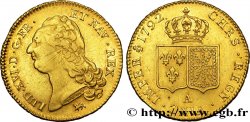 LOUIS XVI Double louis d’or aux écus accolés 1792 Paris